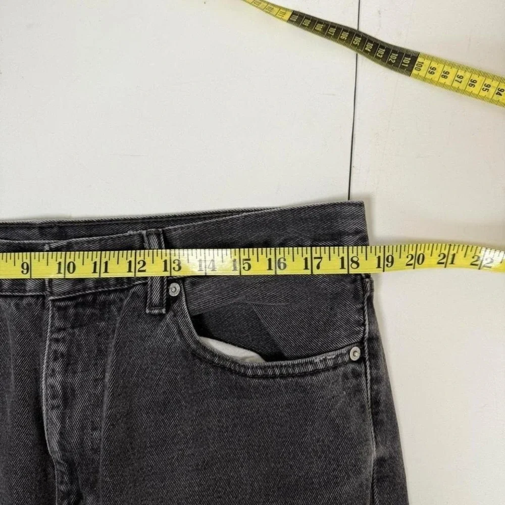 Vintage Y2K Levi 505 Black Denim Straight Fit Jeans‎ 36x32